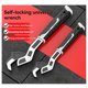 thumbnail image 3 of 10inch Industrial Self-Locking Precision Wear-Resistant Gear Wrench Multi-Functional Pipe Wrench, 3 of 5
