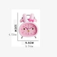 thumbnail image 2 of Alarm Clock, 3.5 Inches Twin Bell Loud Alarm Clock for Kids, Backlight, Battery Operated Alarm Clock for Bedrooms, Rabbit, 2 of 6