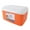 Orange, variant on 8L Insulated Portable Cooler, Efficient Warm Cold Insulation Ice Chest Box with Portable Handle, Multifunctional Hard Cooler Box for Camping Picnic Beach Drink Fishing