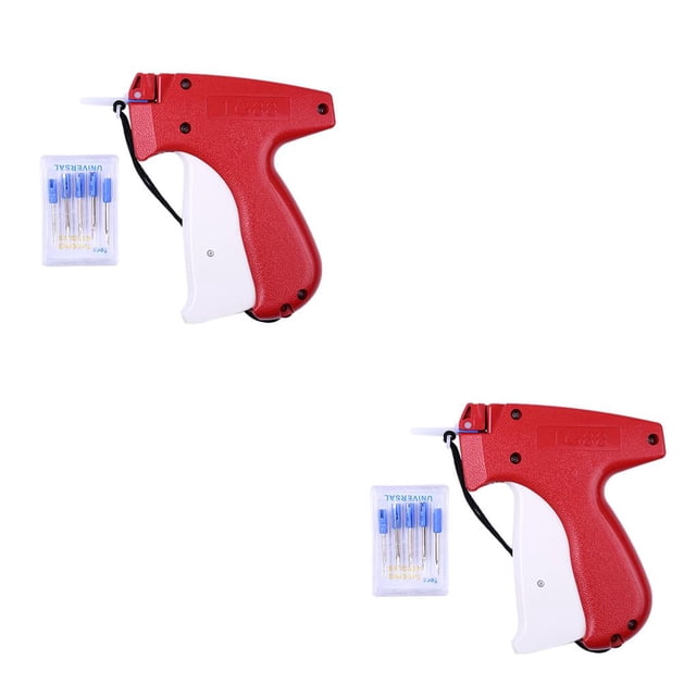 Speravity Etiqueta de precio de ropa, herramienta de etiquetado, juego de agujas de púas, aplicaciones de etiquetado de ropa estándar rojo 2piezas Speravity CBP094574