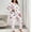 Hot Pink, variant on WMTBSRSW Women's Plus Size Pajama Sets Comfortable Long Sleeve Sleep Tops with Long Pant Soft Sleepwear Printed Pj Loungewear Pink XL