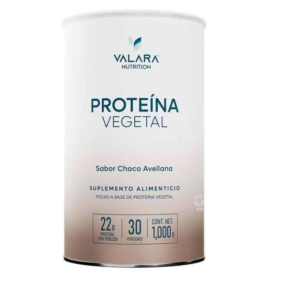 Proteína Vegetal Valara Nutrition Choco Avellana 1 kg Sin Azúcar Con Probióticos y Prebióticos