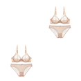 thumbnail image 1 of Conjunto de sujetador Minnieouse Lencería para mujer Multicolor Sin costuras Ajustable, 1 of 6