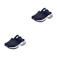 thumbnail image 1 of Jumpingount Zapatos Transpirables Y Ligeros De 2 Piezas Para Mujer - Para El Hogar Y El Turista blue 35 1 azul 35.1 2Conjunto, 1 of 6
