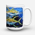 thumbnail image 2 of Carolines Treasures MW1125CM15 Fish - Tuna Tuna Blue Coffee Mug 15 oz 15 ounce multicolor, 2 of 5
