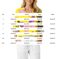 thumbnail image 3 of QASIEATN Women's Shirts 3/4 Sleeve Womens Tops Butterfly Casual Shirts Blouse Tops for Women, 3 of 5
