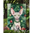 thumbnail image 3 of Carolines Treasures DAC7233GF 15.5 x 11.25 in. Minskin Cat by the Christmas Tree Garden Flag, 3 of 5