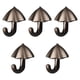thumbnail image 1 of 5 ganchos para colgar en la pared, para puerta de entrada, porche, baño, llavero. Gris, 1 of 9