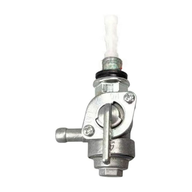 Metal Fuel Tank Shut-Off Valve Cock,Generator Switch Component for Fuel System,Durable Fuel System Part for Generators,generator part,fuel valve,Silver,1PC