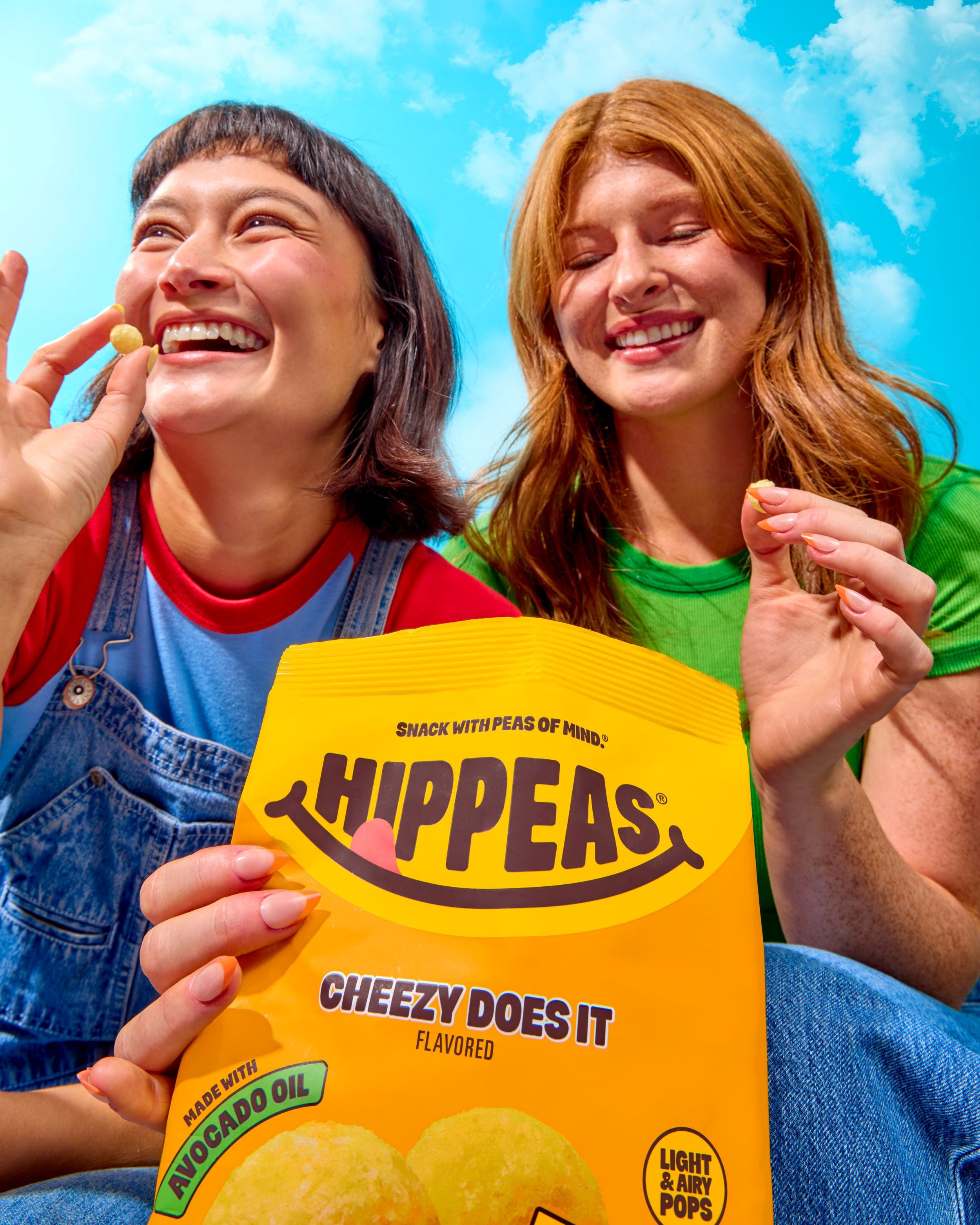 HIPPEAS Chickpea Pops, Cheezy Does It, Dairy Free, 3g Protein, 0.5 oz, 21 Count
