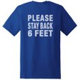thumbnail image 3 of Social Distancing Please Stay Back Six Feet T-Shirt Front and Back Print, 3 of 5