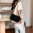 thumbnail image 3 of Korean Style Soft Fabric Shoulder Bag Trendy Chic Bag Simple-Designed Tote Bag For Commuter With Bow Decoration, 3 of 6