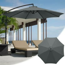 TOPRenddon Cantilever Umbrella Replacement Canopy,Outdoor Courtyard Umbrella Surface Polyester Sunshade Umbrella Sunscreen And Rainproof Fabric Garden Pillar Umbrella Fabric(Excluding Umbrella Racks)