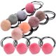 thumbnail image 1 of 12 piezas Pom Pom Camino la corbata Elástica Banda de cabello Ponytail Ponytains Cabeza para mujeres niñas, 1 of 6