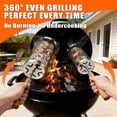 thumbnail image 2 of FOUKUS Grill Basket 2PCS: Rolling Grill Basket for 360° Even Grilling, Stainless Steel Grill Baskets for Outdoor Grill, Vegetable Grill Basket BBQ Grilling Accessories & Gifts for Men Dad Husband, 2 of 6