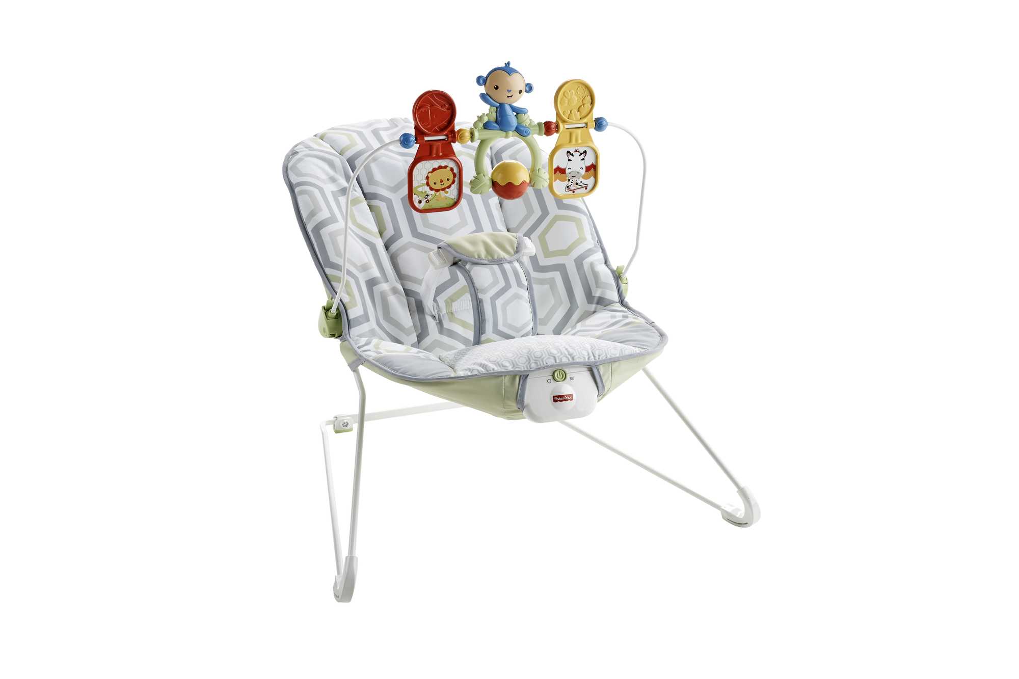 Fisher-Price Baby's Bouncer for Infants Birth+, Geo Meadow - image 5 of 6