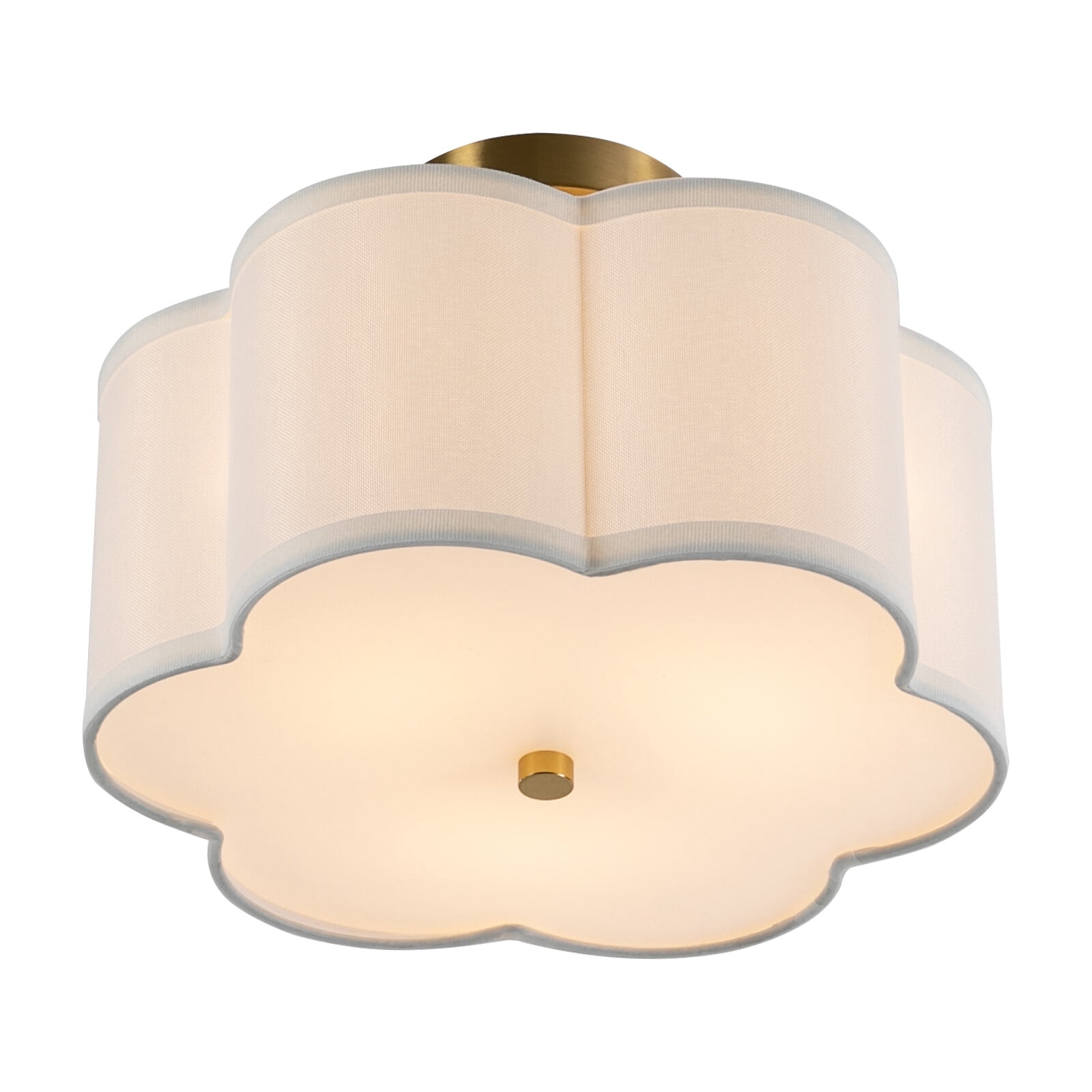 Flush Mount Ceiling Light, Ceiling Light Fixture, Ceiling Lamp for Living Rooms, Bedrooms, Kitchens, Dining Rooms, Entrances (12.99*5.9inch) (Not Included Bulbs)