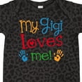 thumbnail image 4 of Inktastic My Gigi Loves Me Grandchild Boys or Girls Baby Bodysuit, 4 of 5