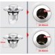 thumbnail image 1 of El tapón de ba?o, el tapón del carrito de ba?o y el tapón de drenaje inferior del filtro de vacío de ba?o universal están equipados con entrenadores de control de humo y control de plagas. LingWen 1327534090208, 1 of 1