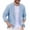 #029-Light Blue, variant on Kakii Men's Casual Linen Blazer Lightweight Regular Fit Sport Coat Two Button Suit Jacket