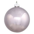 thumbnail image 2 of Vickerman 12" Blue Shiny Ball Ornament, 2 of 2