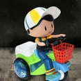 thumbnail image 3 of In Situ Rotation Electric Three-wheeled Bicycle Music Light Toy Children Gift, 3 of 3