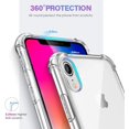 thumbnail image 4 of Étui pour iPhone XR, Étui Transparente avec 4 Coins Protection Antichoc, Couverture TPU Douce Résistante aux Rayures pour iPhone XR, 6.1 Pouces, 4 of 8
