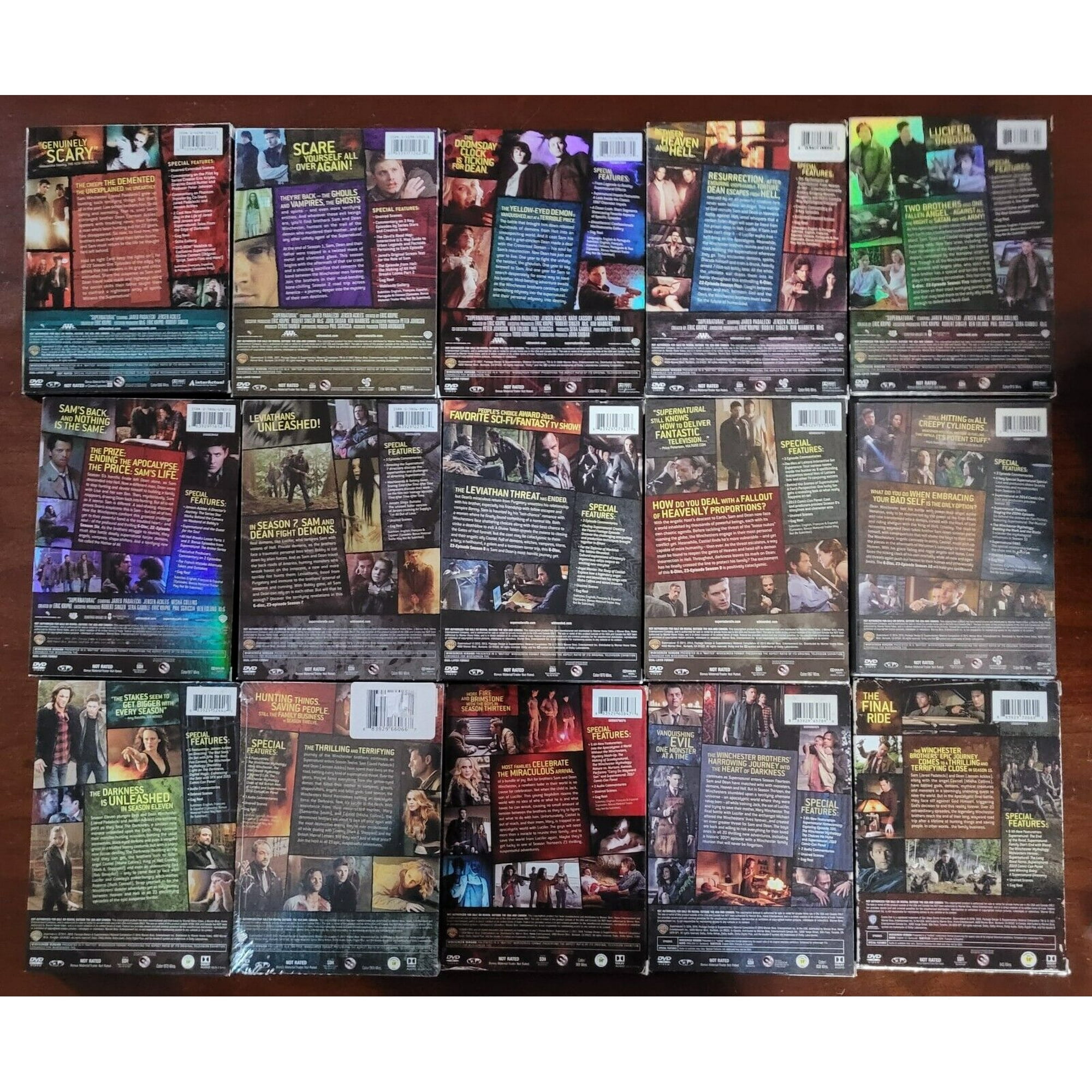 Supernatural: The Complete Series Seasons 1-15. 86 DVD - Walmart.com
