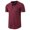 Wine, variant on Mens Shirts Summer WAGOFF Short-sleeved Stand-up Collar Poio Shirt T-shirt Casual Sports Daily Top Blouse