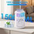 thumbnail image 3 of Portable Air Conditioners, Evaporative Air Cooler, 4-in-1 Personal AC Fan with Humidifier, 1500ML , 3 Speeds & 2 Mist Modes, Remote, USB-C Cooling for Bedroom Office Camping, 3 of 6