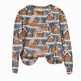 thumbnail image 4 of Towmus Womens Plus Size Christmas Sweatshirts Ladies Sweatshirt Casual Crew Neck Long Sleeve Pullover Tops Gift, 4 of 6