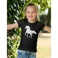 thumbnail image 5 of Tstars Girls' Love Horses T-Shirt - Ideal Horse Lover's Gift - Youth Size - XL, Black, 5 of 6