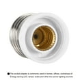 thumbnail image 5 of Convertidor de Base de Lámpara Uxcell E26 E27 a E12 Adaptador de Enchufe de Luz 6 Paquetes, 5 of 5