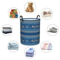 thumbnail image 4 of ZICANCN Laundry Basket Organizer, Ukrainian Folk Winter Christmas Ethnic Collapsible Hamper for Bathroom Bedroom Laundry Room, Small Size, 4 of 7