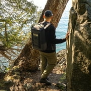 Titan by Arctic Zone 24 Can, 16 Quart Welded Cooler Backpack with Waterproof Exterior, Black