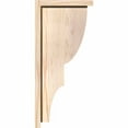thumbnail image 3 of 5 1/2"W x 10"D x 22"H Ridgewood Smooth Corbel w/Backplate, Douglas Fir, 3 of 9
