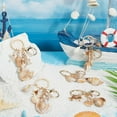 thumbnail image 4 of 1 Box 5Pcs 5 Styles Sea Shell Keychain Ocean Keychains Bulk Acrylic Alloy Summer Seashell Beach Themed Animal Pendants Key Chains Set for DIY Keychains Car Key Party Favor Wedding Favors Women, 4 of 6