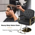 thumbnail image 3 of Salon Barber Chair,360° Swivel Hydraulic Salon Chair with Pump,Non-Tilting Hairdressing Chair for Salons Barbershop Hair Salon Spa Equipment,Black, 3 of 8