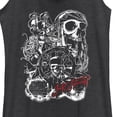 thumbnail image 2 of Women's Pirates of the Caribbean: Curse of the Black Pearl Jack Sparrow Icons  Racerback Tank Top Black Heather Small, 2 of 4