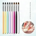thumbnail image 1 of Nail Art Brush Soft Bristles Non-Shedding Comfortable Grip Convenient Wide Application Decorative Plastic Nail Art Brush Gel Polish Applying Tool Nail Supplies, 1 of 8
