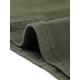 thumbnail image 5 of Faldas de mezclilla para mujer Inspire Chic, de cintura alta, con cremallera, abertura trasera, midi, con bolsillos, color verde militar, talla M, 5 of 6