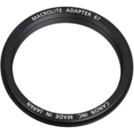 Canon Macrolite Adapter 67C  67mm ML for MR & MT24 Ringlite Canon 67mm  Macro 
