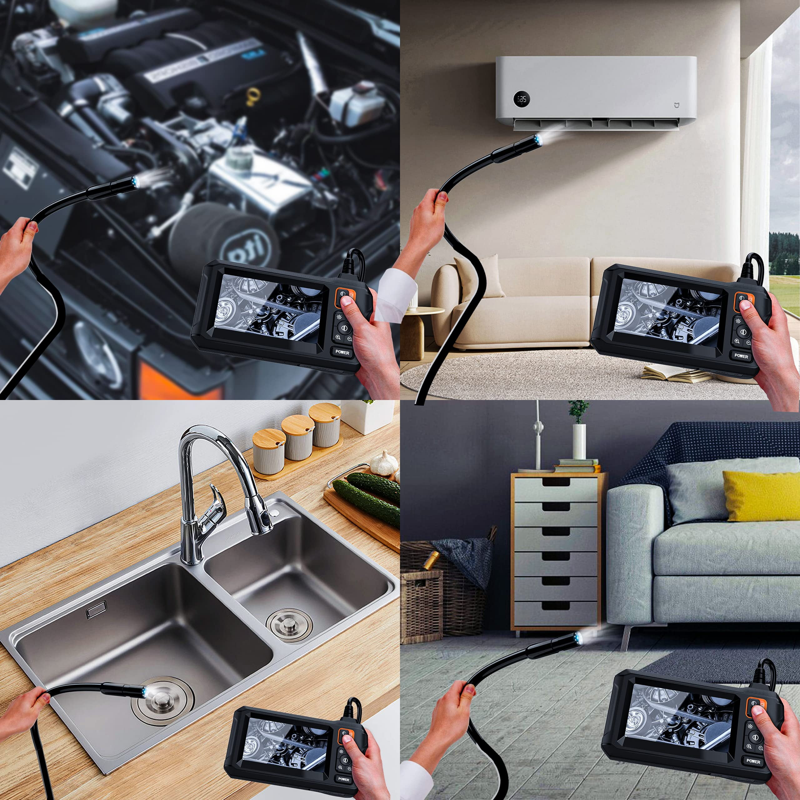 Daxiongmao 50ft Borescope Endoscope Camera Length Gadgets for Men