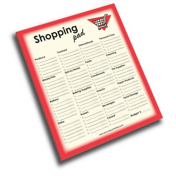 Journals Unlimited NP-425 Shopping Note Pad