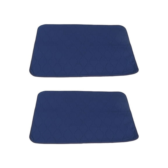 MUSEYA 2Set Washable Urinary Pads for Adults Dark Blue Anti-slip 60x90in