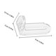 thumbnail image 2 of unbranded 8Ud Escuadras Transparentes De Acrílico Para Refuerzo Decorativo De Muebles, 2 of 8