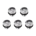thumbnail image 1 of Unique Bargains M10x1mm Male Threaded Aluminum Air Compressor Oil Level Gauge Sight Glass 5Packs, 1 of 5