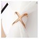 thumbnail image 3 of 2pcs Smooth Cross Design Dress Corner Knot Alloy Buckles Silk Scarf Buckles Banmo, 3 of 5