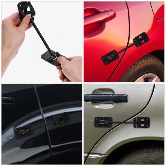 GAXIRE Camper Door Latch, Black, Sturdy Material, Easy to Use, Reliable Fixing