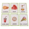 thumbnail image 3 of GUOOL 35Pcs Kids Pocket English Vocabulary Sight/Picture Word Flash Cards for Food,, 3 of 9